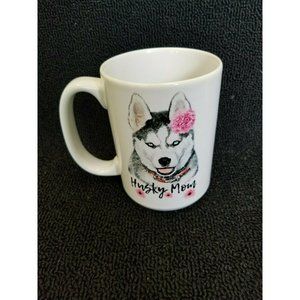 Husky Mom Dog Ceramic Graphic Coffee Mug Pet Flora